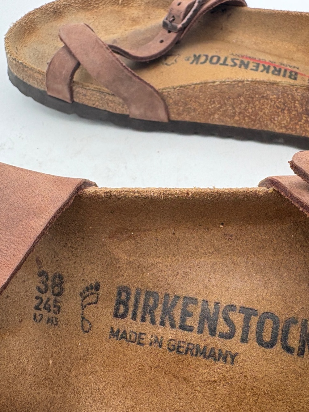 Birkenstock Yara Ankle Strap Sandals Brown Leather Bohemian EU 38- US 7.5-8 - Picture 9 of 15